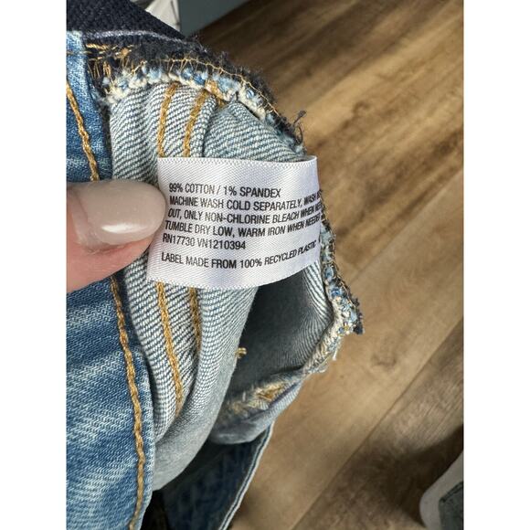 Isabel Maternity Midi Short No Panel‎ Stretchy Waist Size 10 Light Wash - Picture 9 of 9